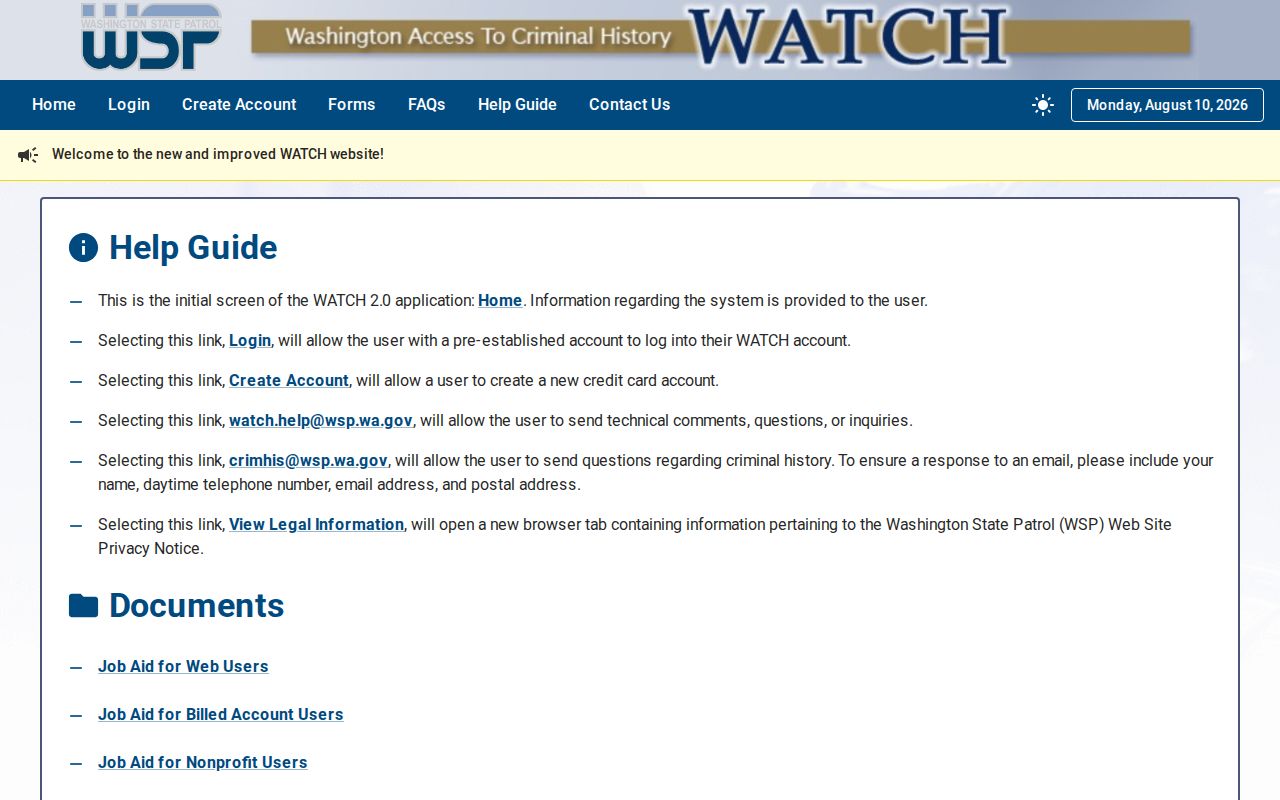 Skamania County criminal records WATCH help and search fields